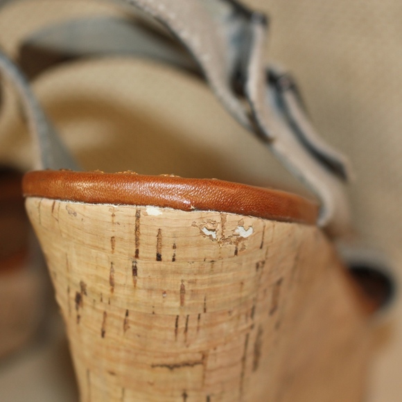American Eagle Outfitters Cork Wedge Sandals, 9 - Picture 7 of 8